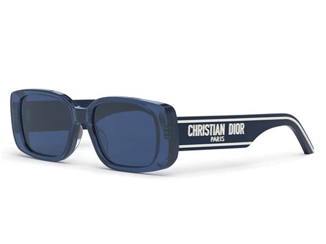 Wildior S2U Blue Rectangular Sunglasses .